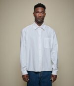 Modern-Cut Cotton Oxford Long Sleeve Shirt