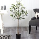 4’ Artificial Olive Tree - Image 2