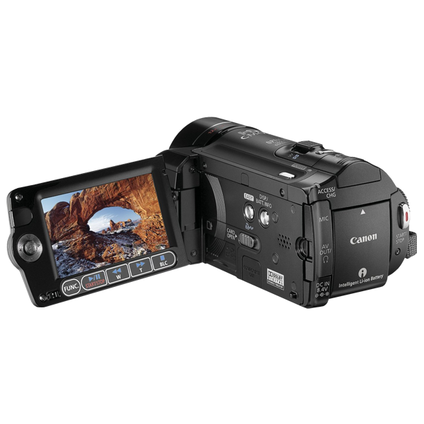 Canon VIXIA HF10 Flash Memory High Definition Camcorder with 16 GB Internal Flash Memory and 12x Optical Image Stabilized Zoom - Image 2